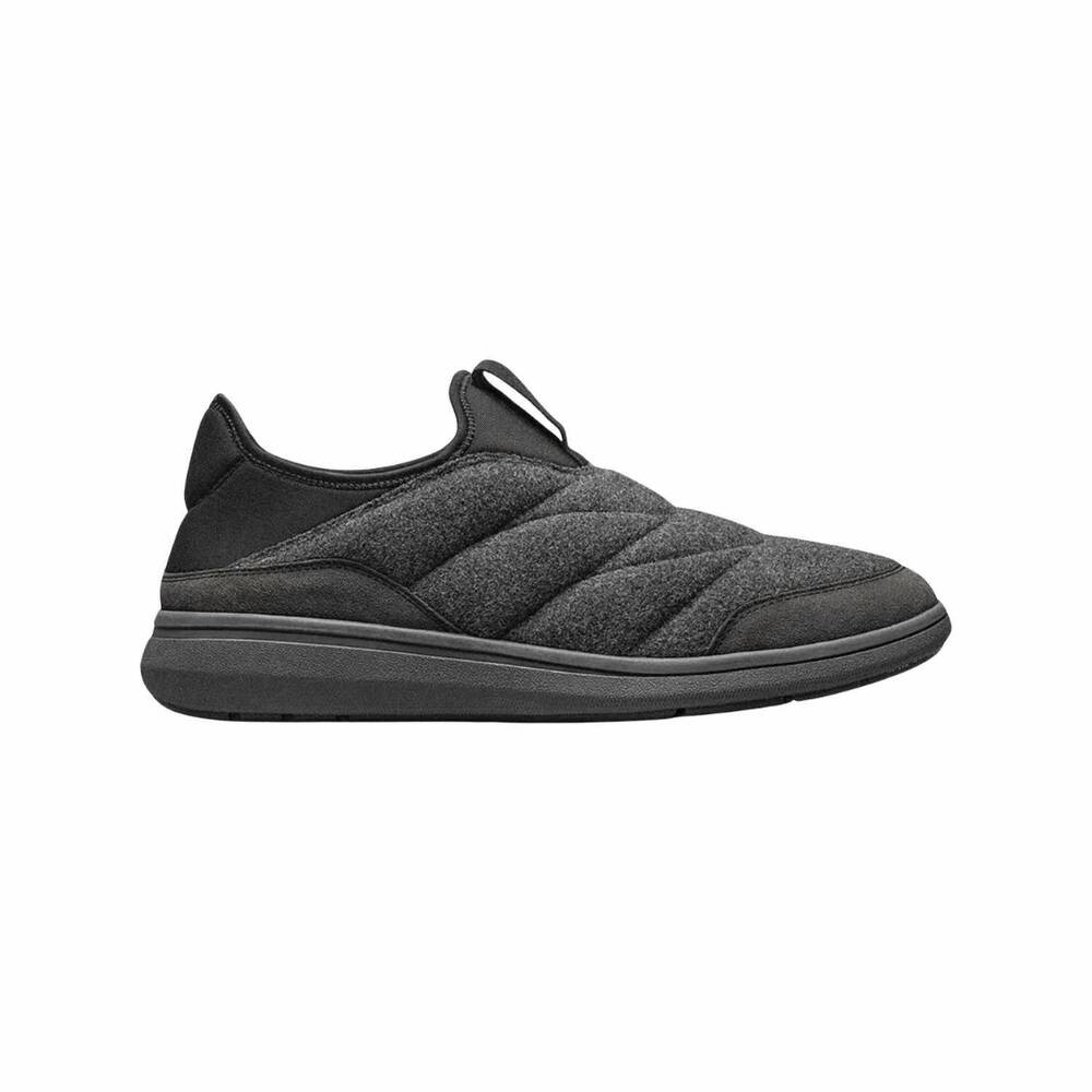 NEW FLORSHEIM men's java wool moccasin in charcoal/anthracite